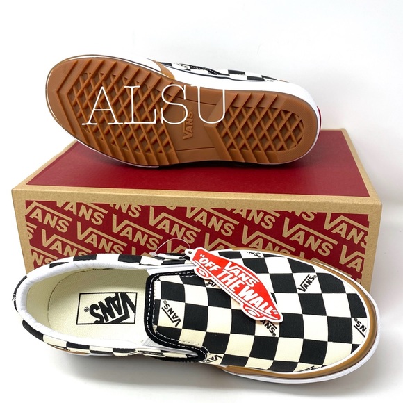 VANS Classic Slip On Platform Checkerboard Multi W - Picture 5 of 11